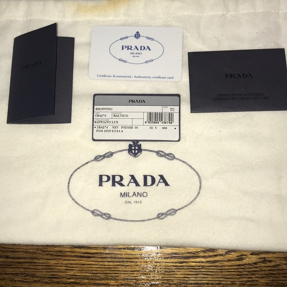 NWT Prada Saffiano Lux Double Zip Bag - Picture 7 of 8